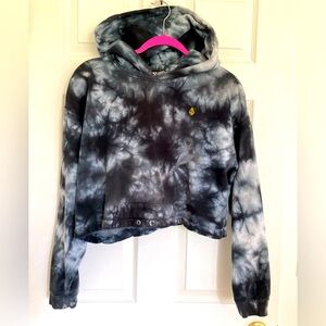 Volcom Crop Tie Dyed Hoodie size M